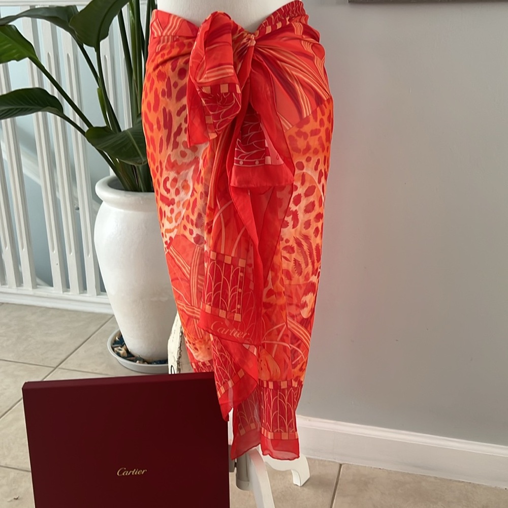 Cartier panther in the jungle scarf - Picture 2 of 8